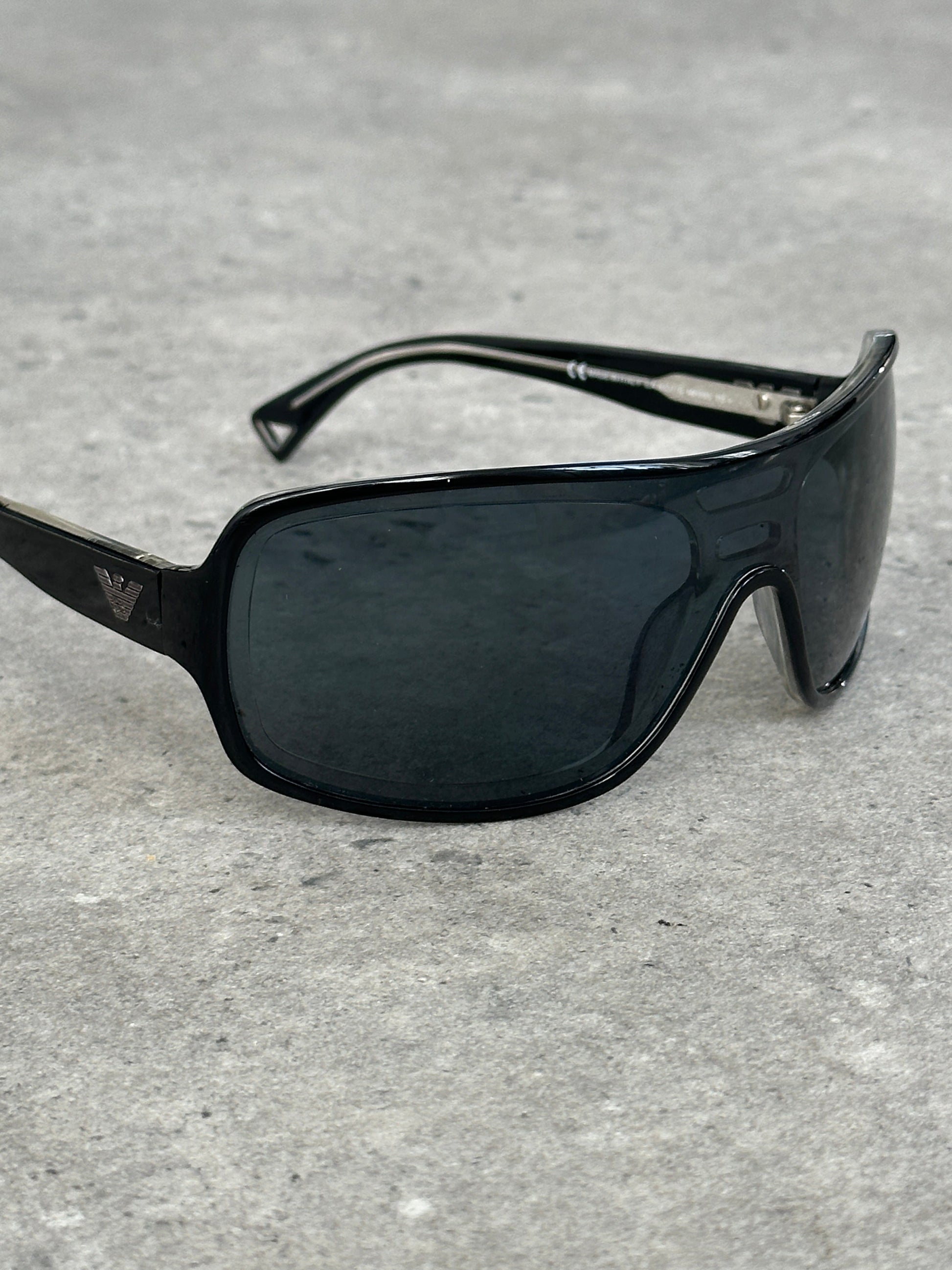 Armani 2000s Shield Logo Sunglasses