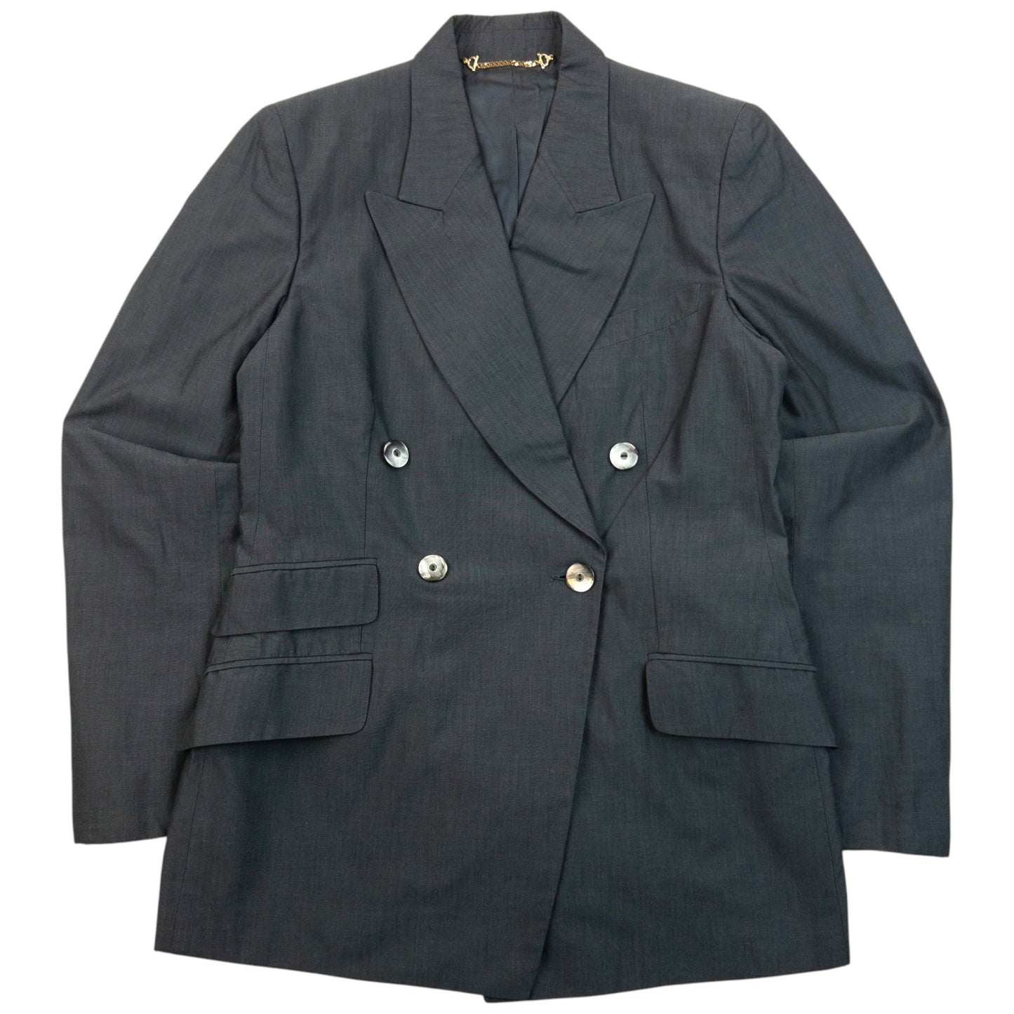 Vintage 90s Gucci Blazer Jacket Womens Size M | Medium, Blue