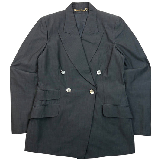 Vintage 90s Gucci Blazer Jacket Womens Size M | Medium, Blue