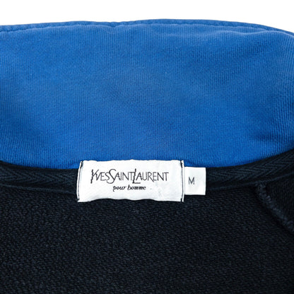 Vintage 2000s YSL Yves Saint Laurent Q Zip Sweatshirt Size M | Medium, Multicoloured