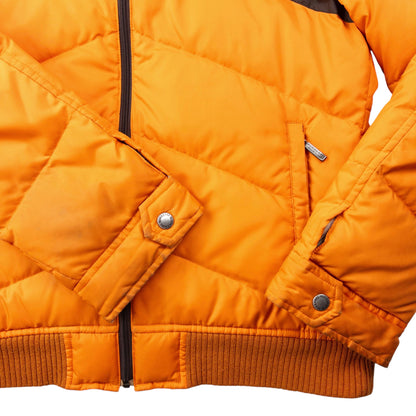 Vintage 2000s Burberry Nova Check Lined Puffer Jacket Size M | Medium, Orange