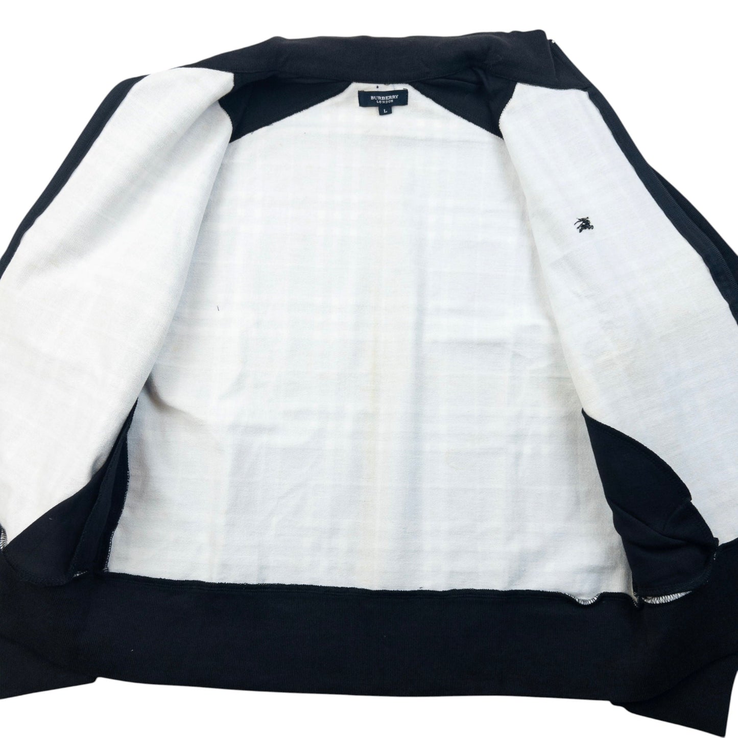 Vintage 2000s Burberry Nova Check Zip Up Sweatshirt Womens Size M | Medium, Multicoloured