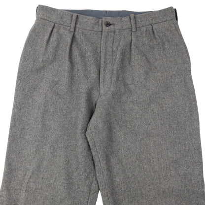Vintage 2000s Issey Miyake White Label Wool Trousers Size W30 | W30, Grey