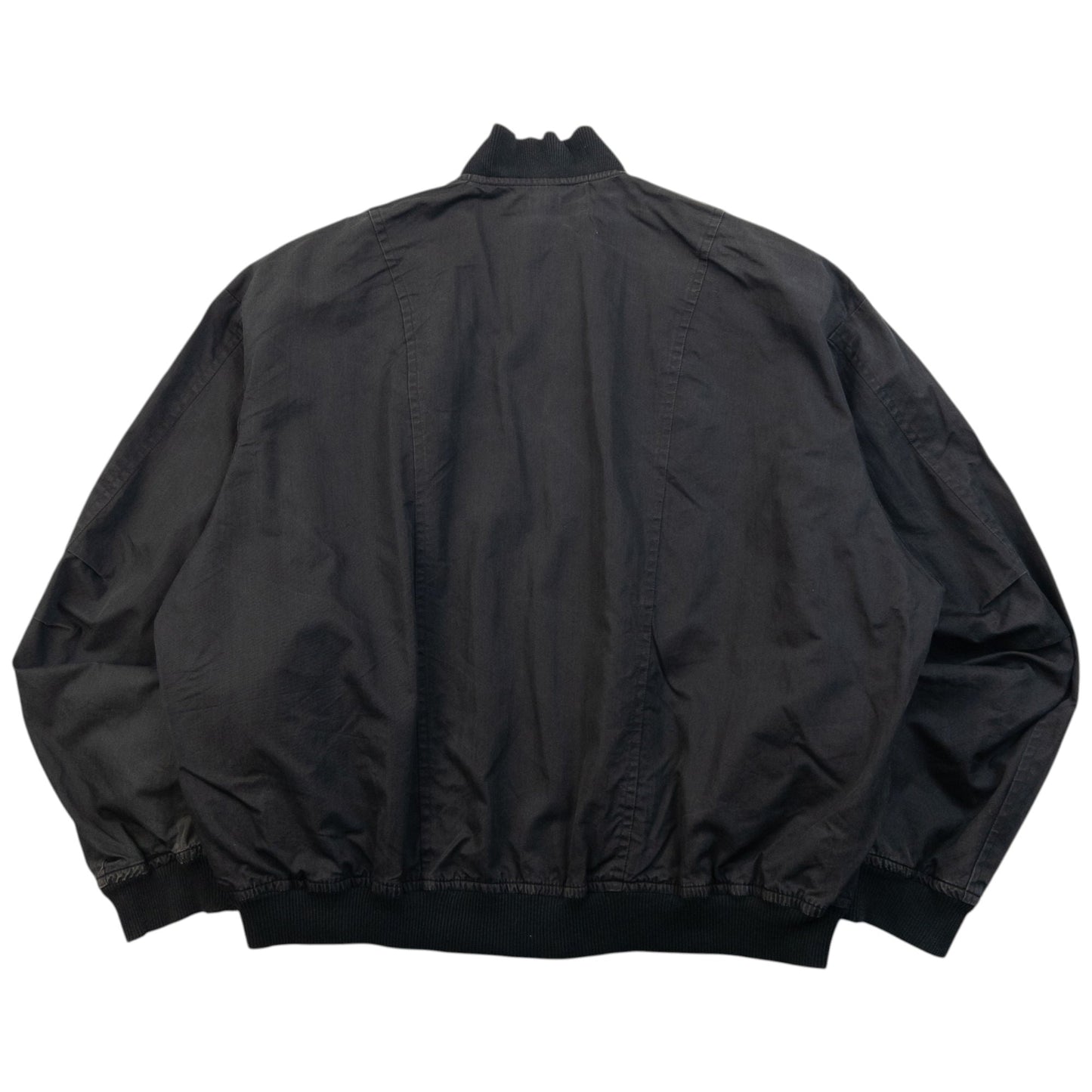 Vintage 90s Yohji Yamamoto Zip Up Bomber Jacket Size L | Large, Black