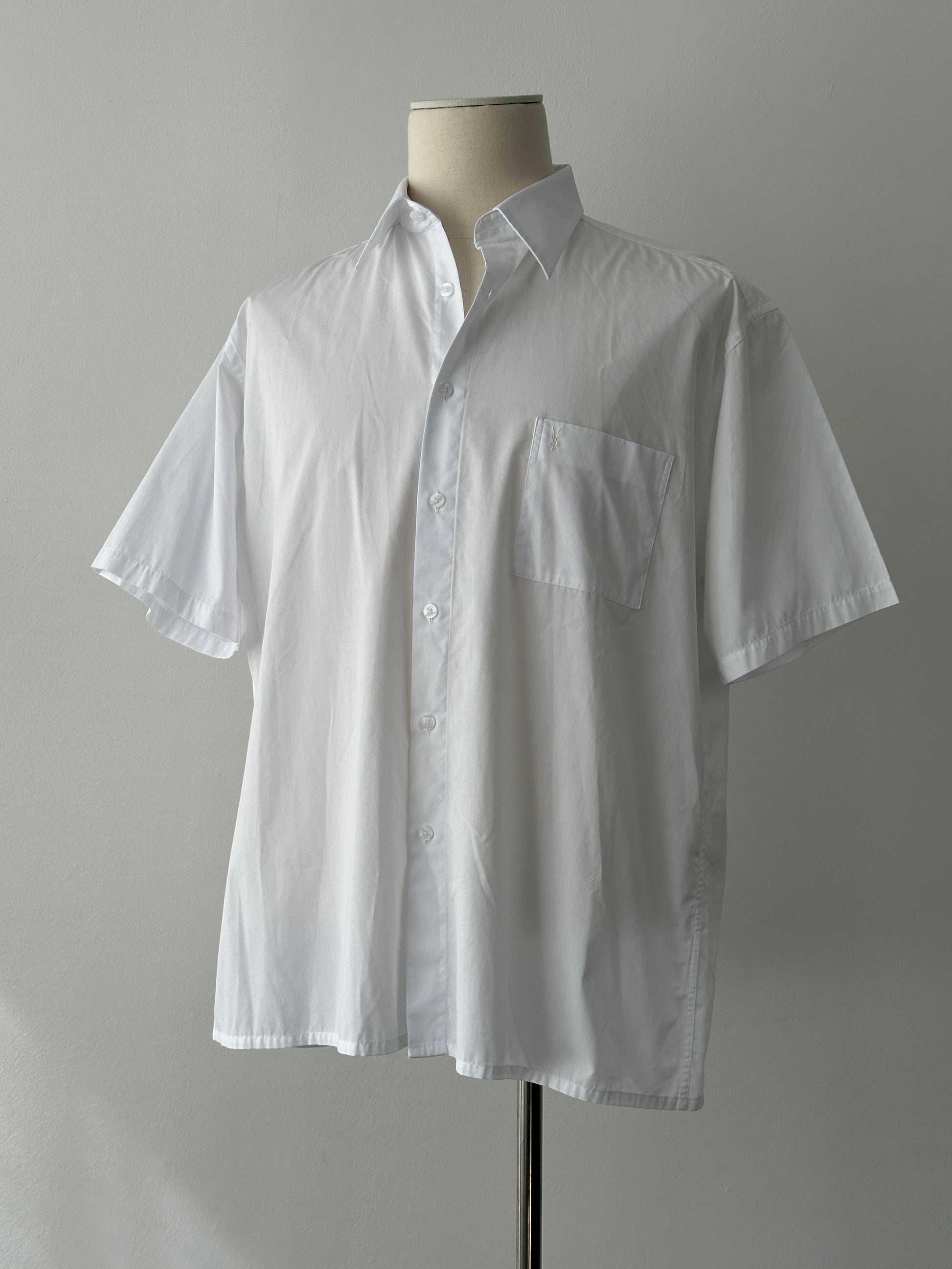 Yves Saint Laurent 2000s Short Sleeve Shirt - XL