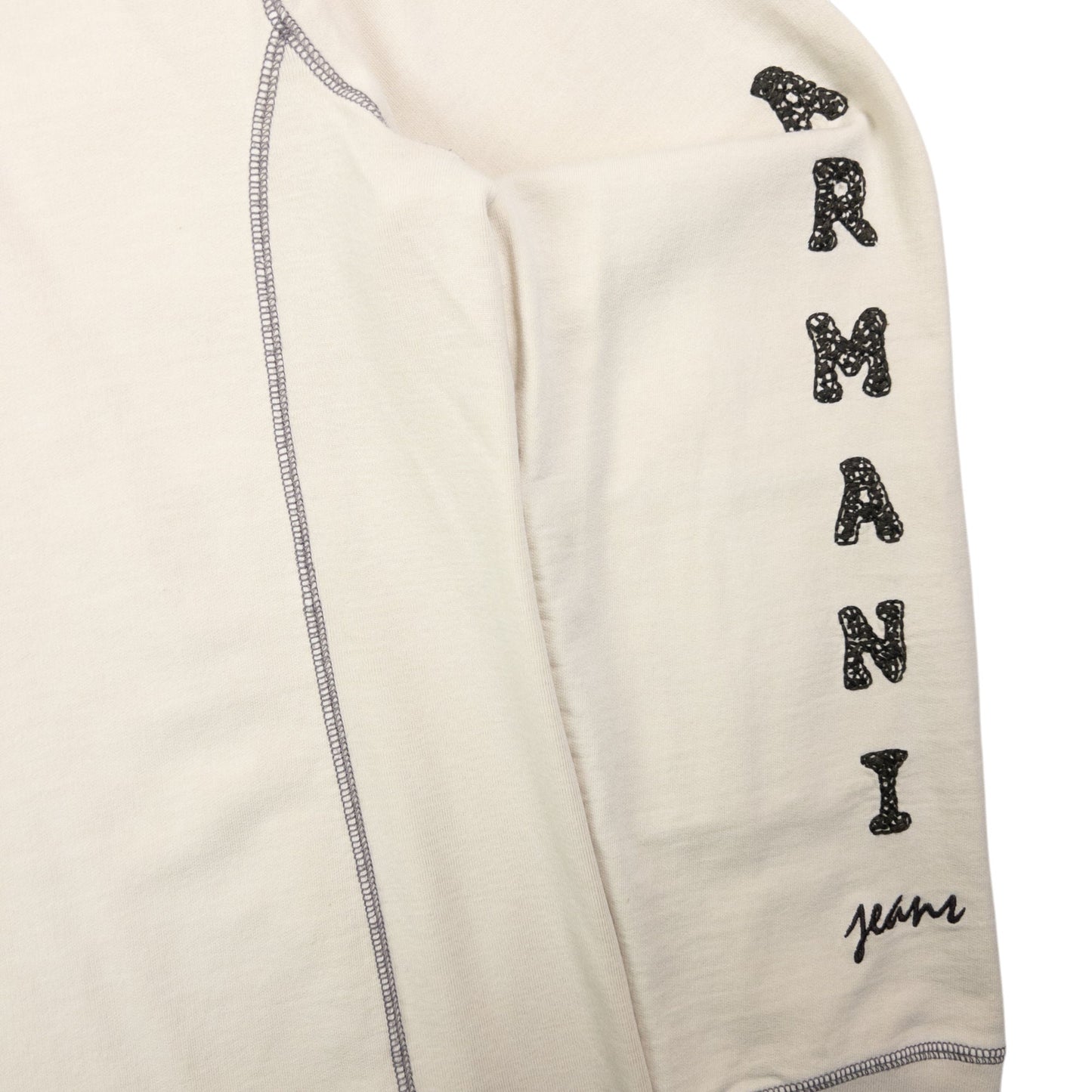 Vintage Armani Jeans Embroidered Jumper Size XL