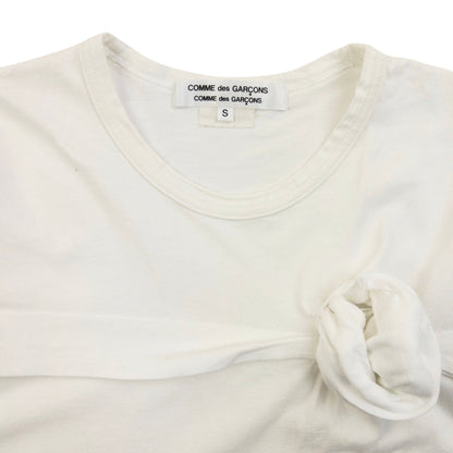 Vintage 2000s Comme Des Garçons Twist Knot T Shirt Womens Size S | Small, White
