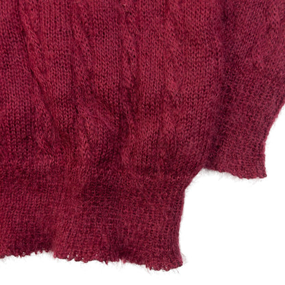 Vintage 90s Burberry Mohair Knit Jumper Size S | Small, Multicoloured