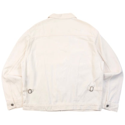 Vintage 2000s Marithe + Francois Girbaud Denim Jacket Size M | Medium, White