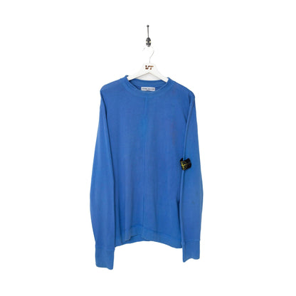 Stone Island S/S 2004 Blue Knit Sweater