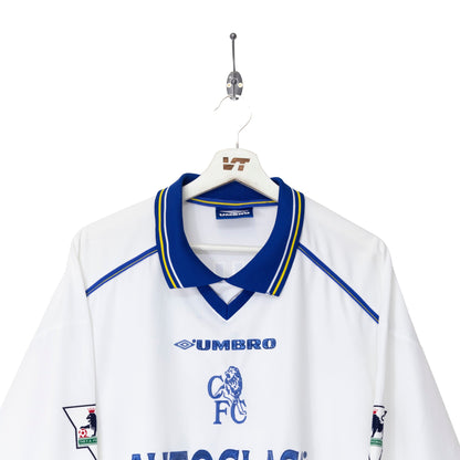 1998/00 Chelsea x Umbro 'Deschamps 7' Away Football Shirt