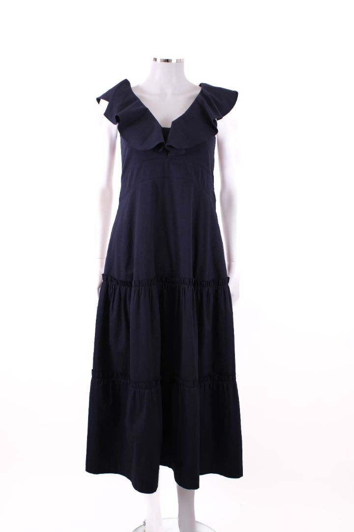Bamford Dress short sleeve Navy S | Default Title, Navy