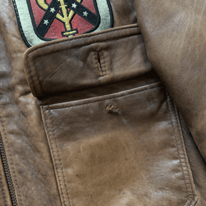 Avirex 1987 Top Gun G-1 Flight Jacket - L | Large, Brown