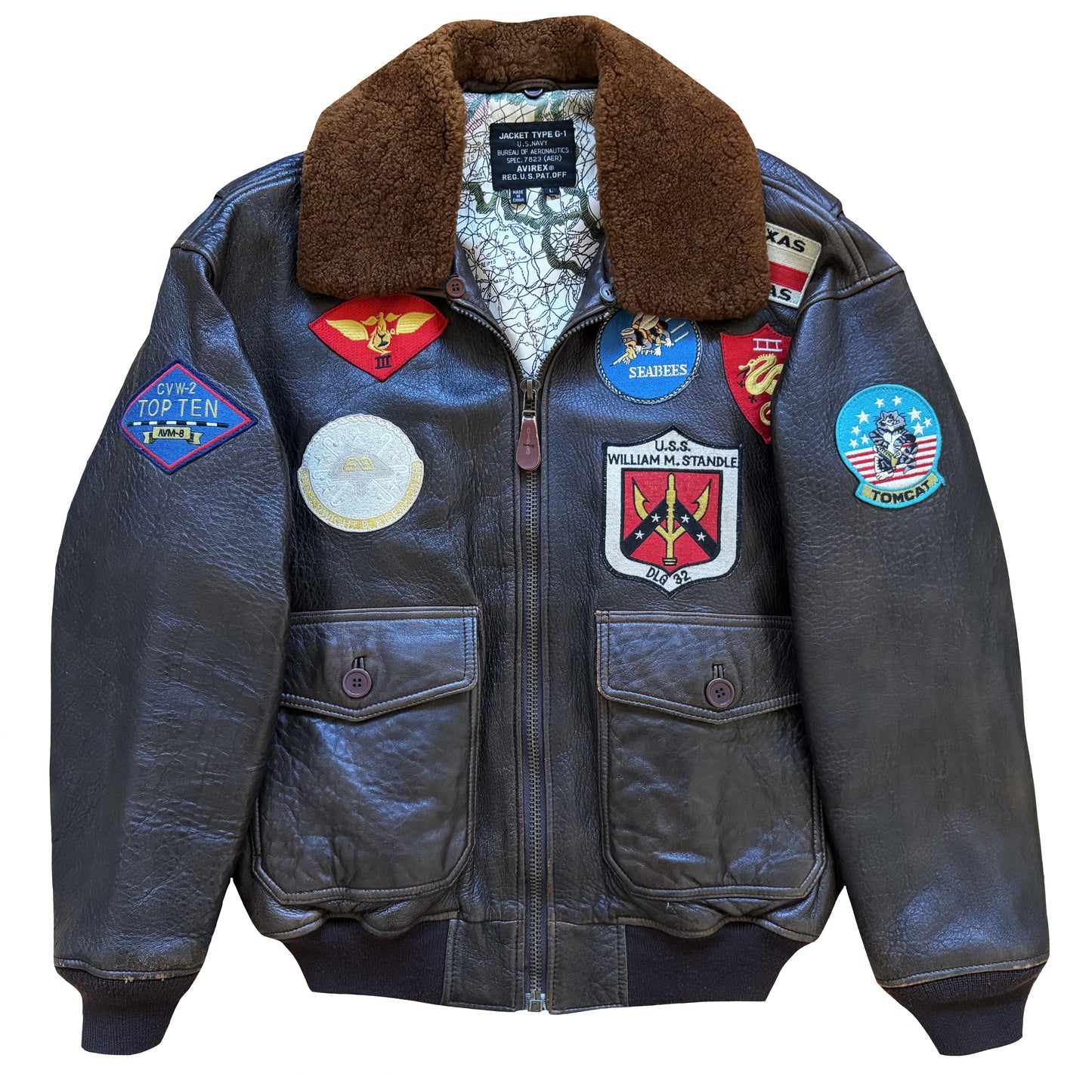 Avirex Top Gun G-1 Flight Jacket Original - L