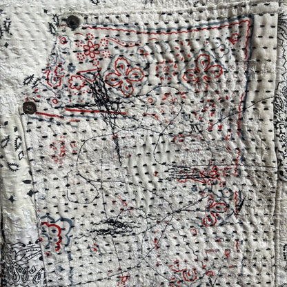 Boro Bandana Sashiko Distressed Jeans - W31"