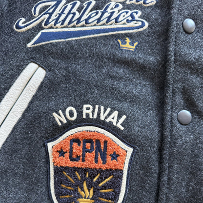 Champion 'Fair and Square Champion' Varsity Jacket - M