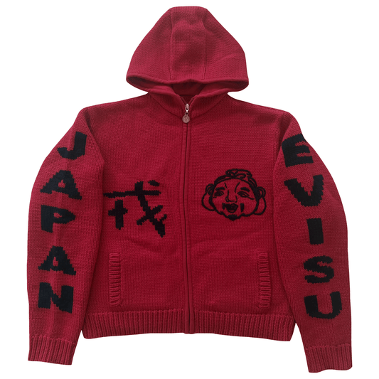 Evisu Cowichan Hoodie - XL | XL, Red