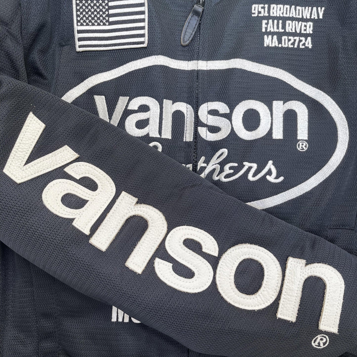 Vanson Leathers 'No Compromises' Mesh Racing Jacket - L