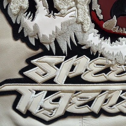 Avirex 'Speed Tigers' Leather Varsity Jacket - XL