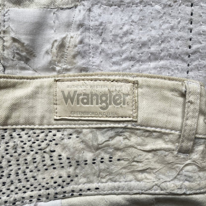 Boro Patchwork Distressed Jeans - W32"