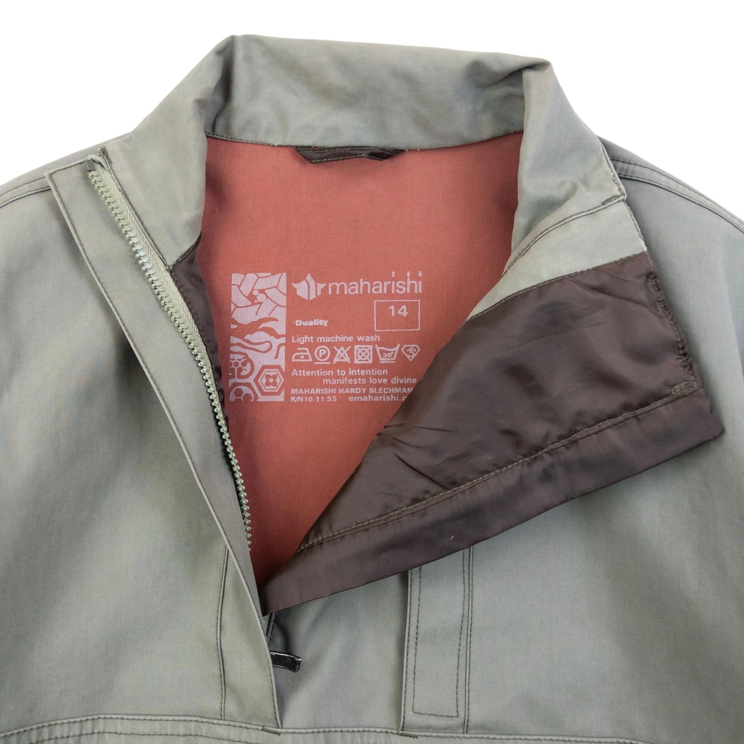 Vintage 2000s Maharishi Q Zip Jacket Size S | Small, Grey