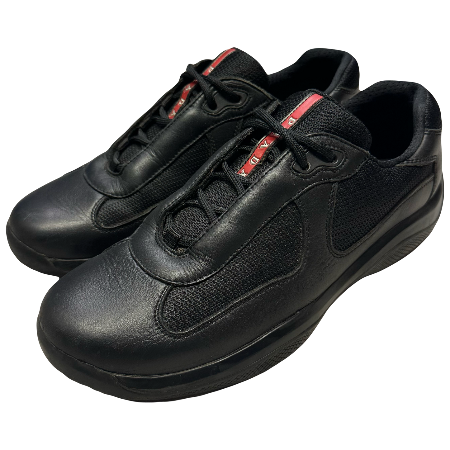 Prada America’s Cup Sneakers In Black ( 8UK/9US )