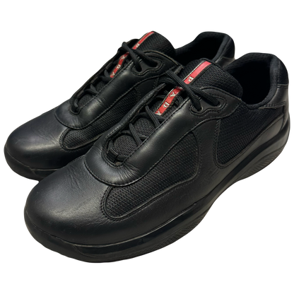 Prada America’s Cup Sneakers In Black ( 8UK/9US )
