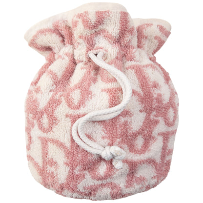 Vintage Dior Monogram Terry Monogram Drawstring Bag