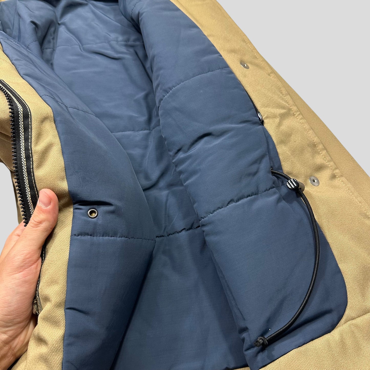 Massimo Osti Studio 1999 Asymmetrical Cuff Padded Field Jacket - M