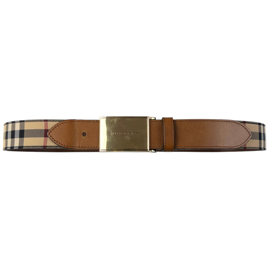 Vintage Burberry Nova Check Belt Size W34