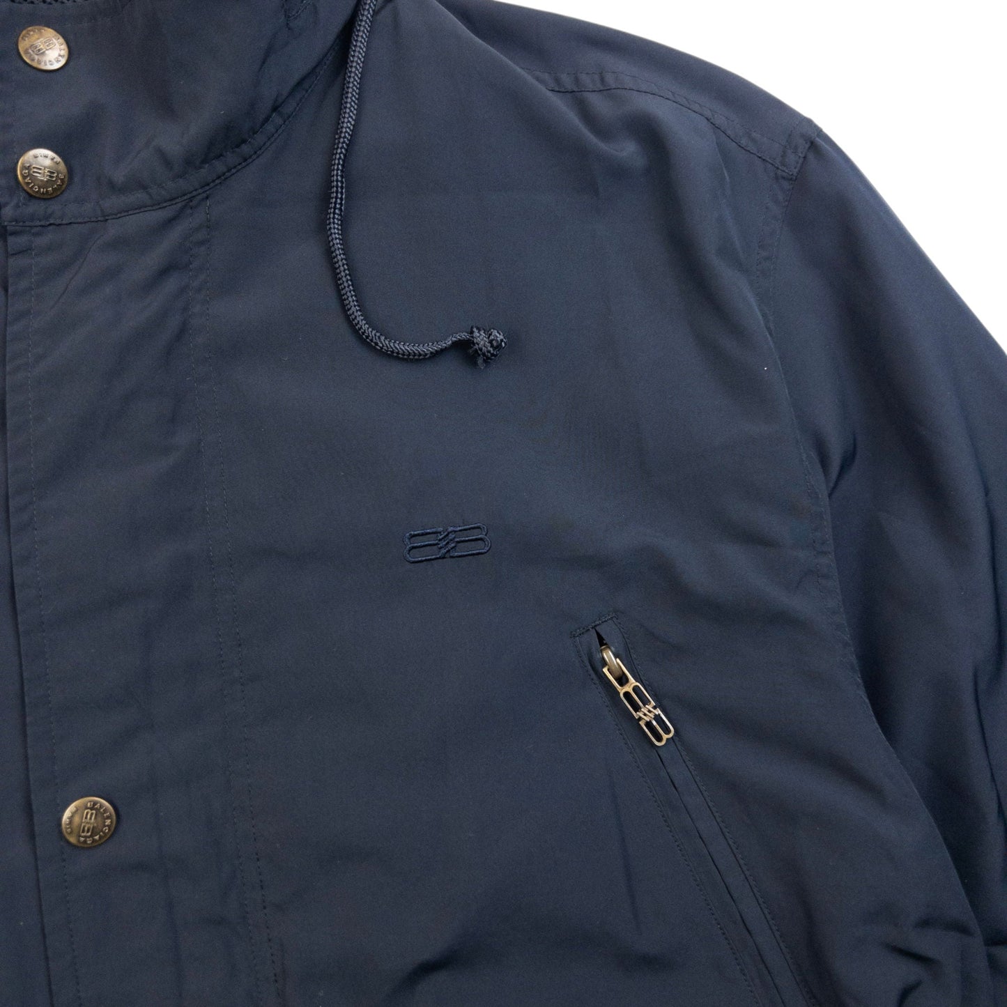 Vintage 90s Balenciaga Zip Up Jacket Size L | Large, Navy