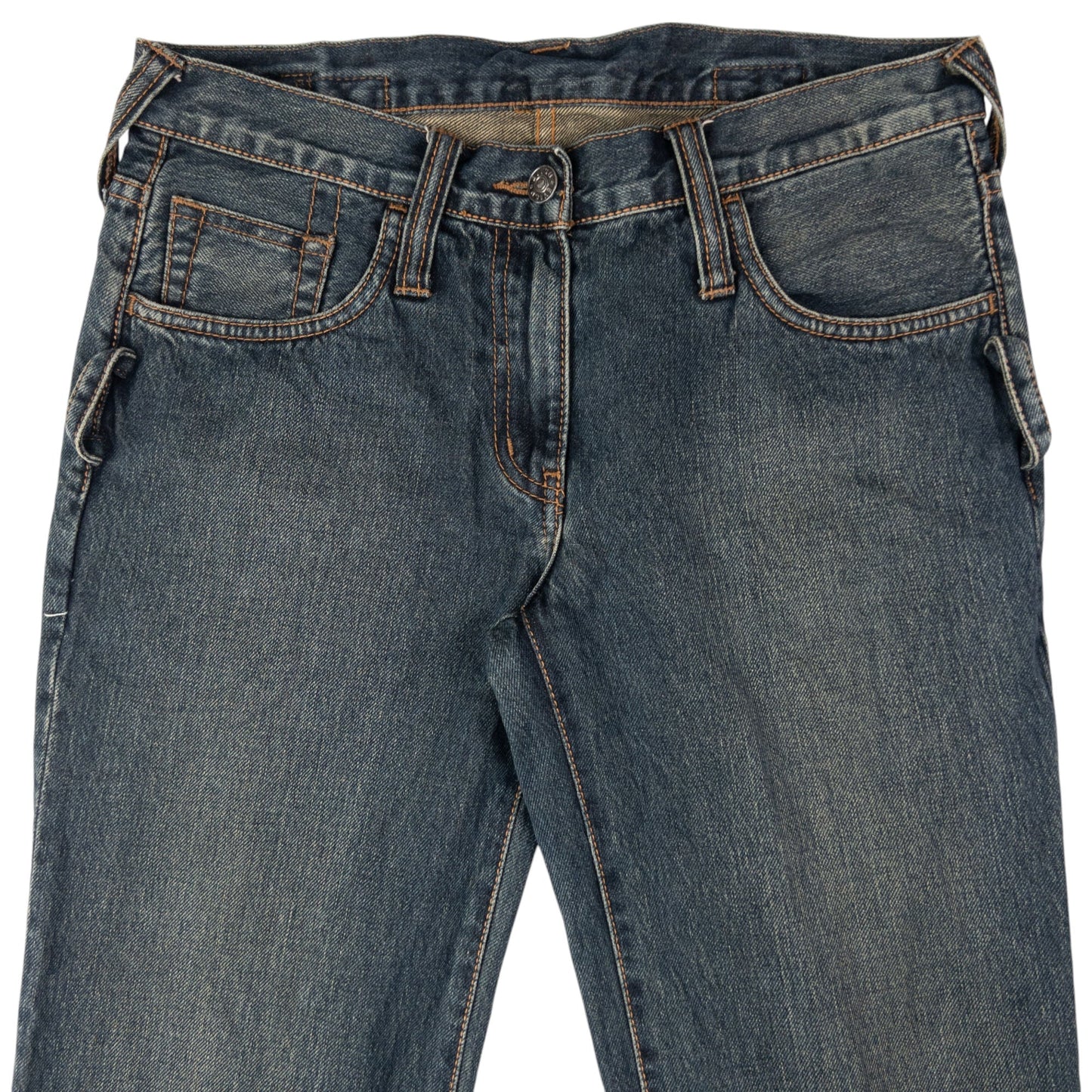 Vintage Evisu Zip Bondage Double Gull Japanese Denim  Jeans Size W30