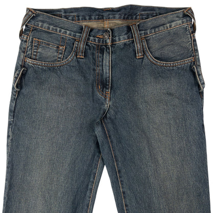 Vintage Evisu Zip Bondage Double Gull Japanese Denim  Jeans Size W30