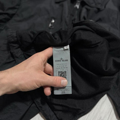 Stone Island Nylon Overshirt | Small, Black