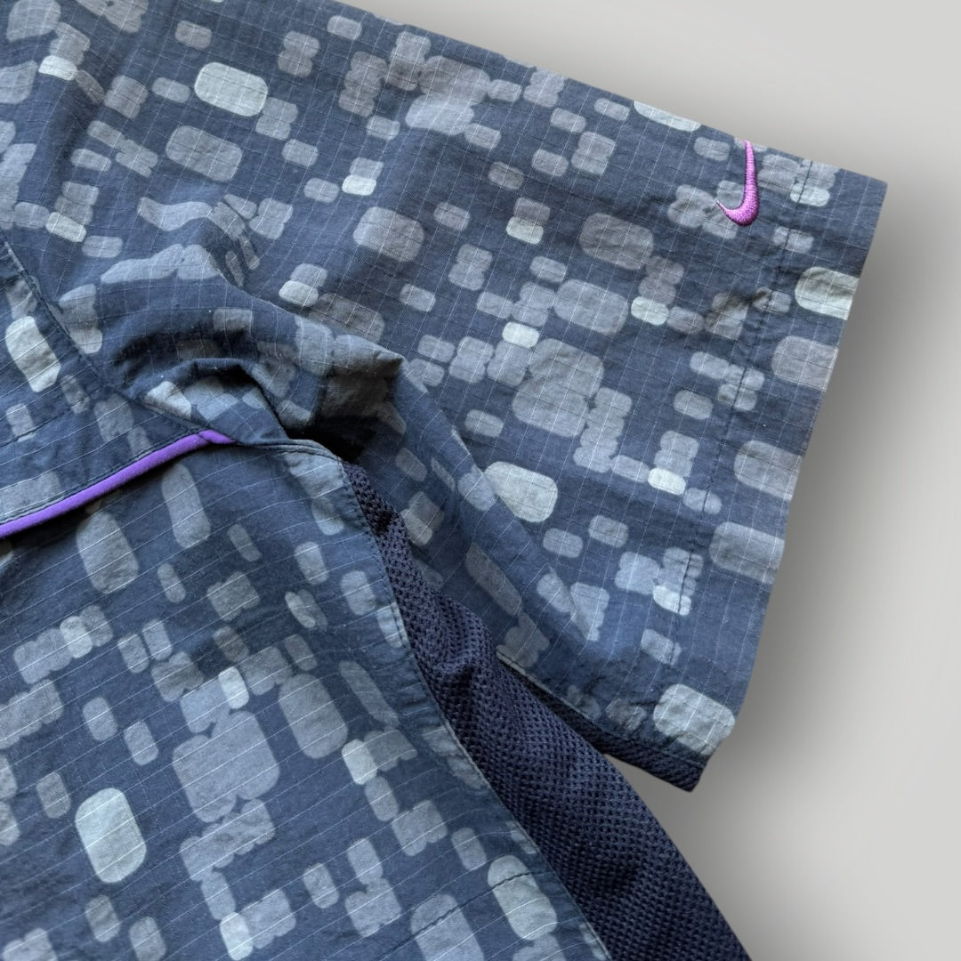2000's Nike Digital Print Technical Shirt L | O/S, Purple