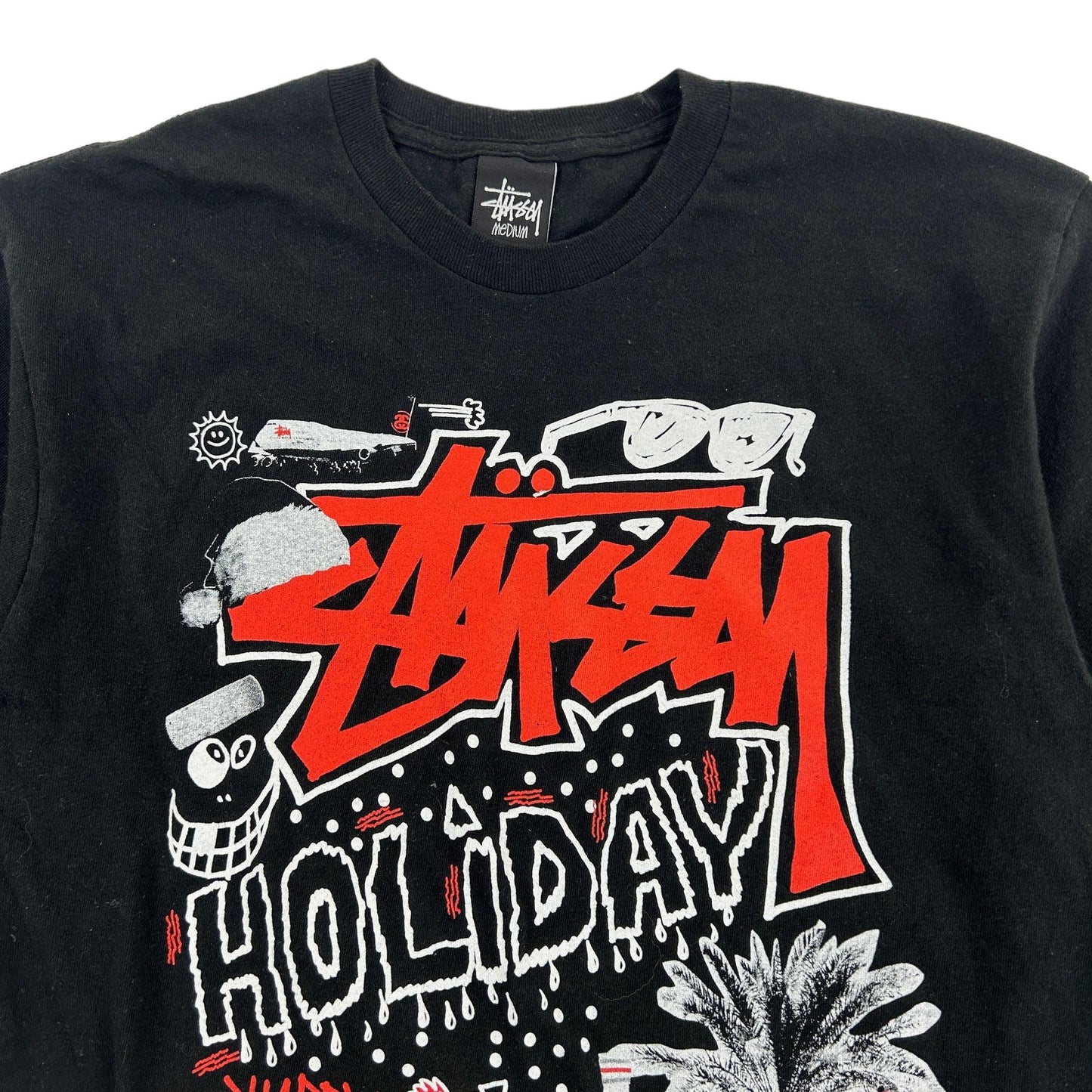 Stussy Holiday Graphic T-Shirt Size M - Known Source