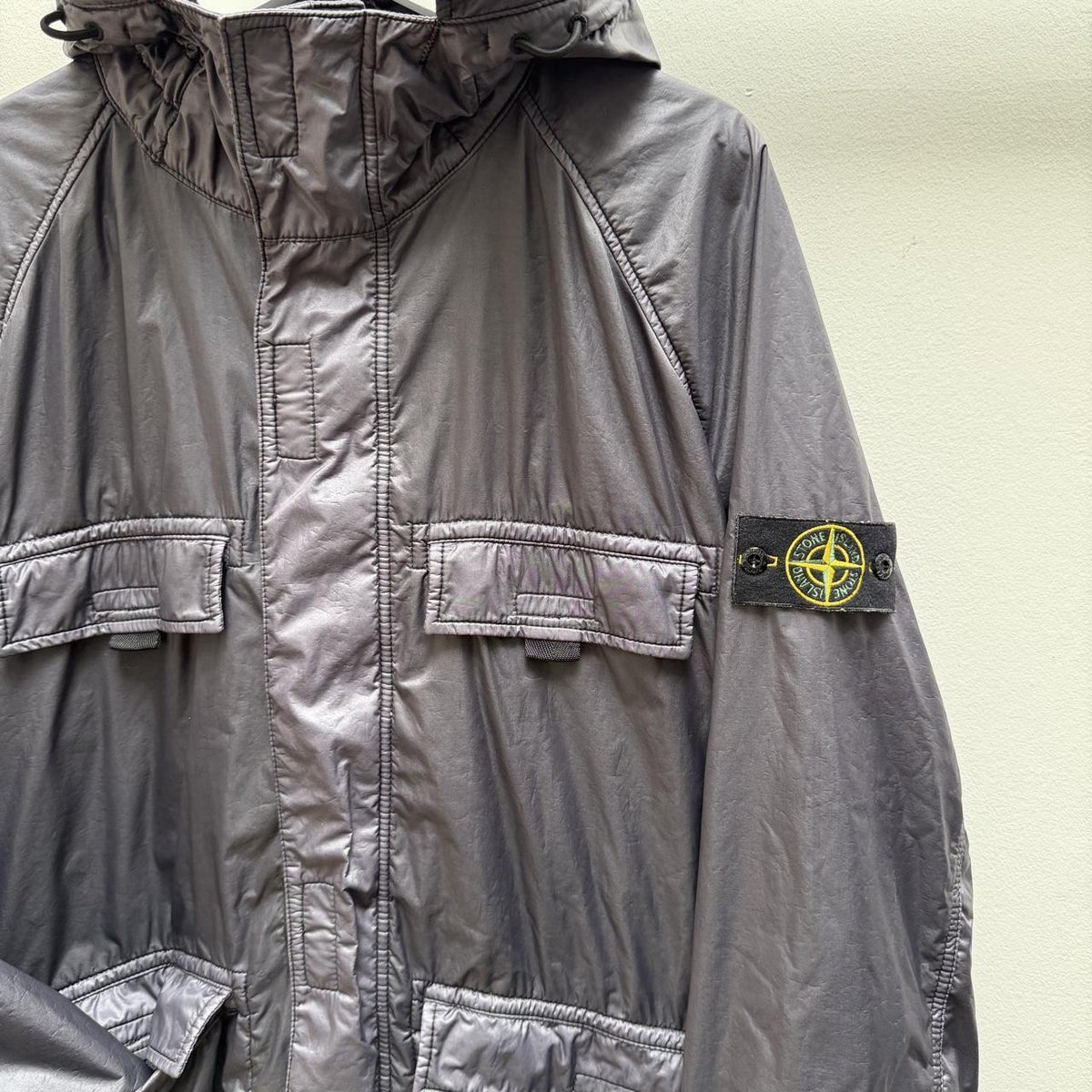 Stone Island Lamy Flock Parka Jacket (XXL) | XXL, Blue