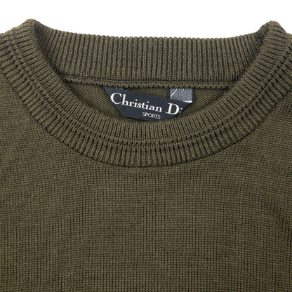 Vintage 90s Dior Sports Embroidered Jumper Size S | Small, Multicoloured
