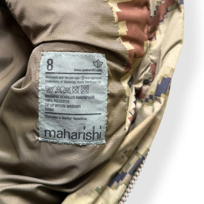 2000's Maharishi Digi Camo Asymmetric Zip Gilet (S) | Small, Brown