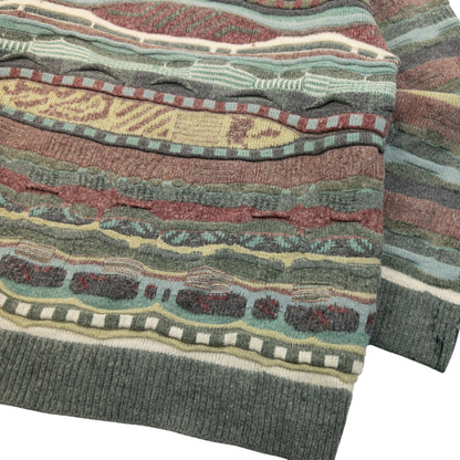 Vintage Pattern Knit Wool Jumper Size XS | XS, Multicolor