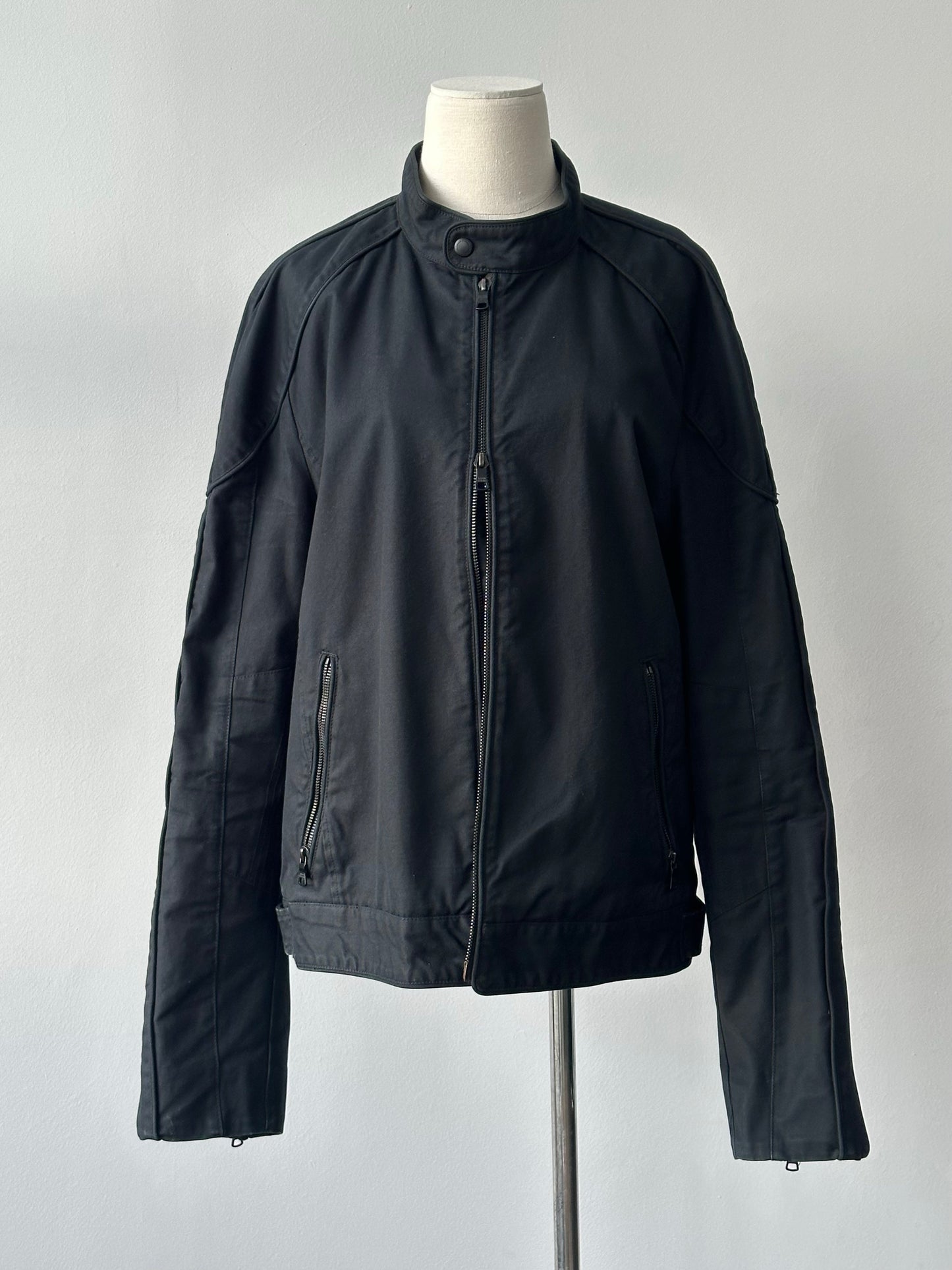 Armani Exchange 2000s Pure Cotton Double Zip Jacket - L