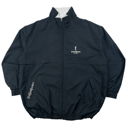 Vintage 90s YSL Yves Saint Laurent Zip Up Jacket Size M | Medium, Black
