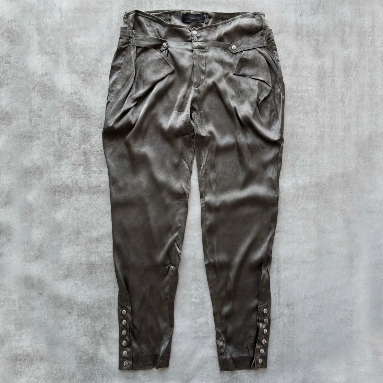 DIESEL SILK TROUSERS | O/S, Black