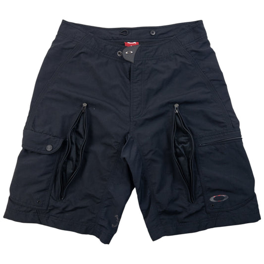 Vintage 90s Oakley Padded Cycling Shorts Size L | Large, Black