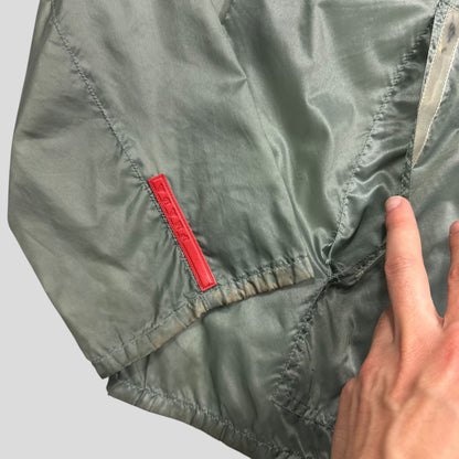 Prada Sport SS00 Transparent Jade Nylon Reflective Jacket - IT50