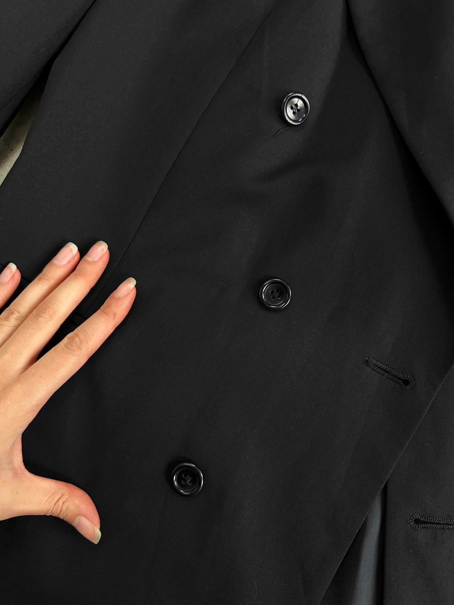 Hugo Boss x Loro Piana Pure Wool Double Breasted Blazer - 40R/XL