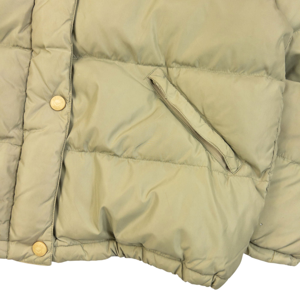 Vintage 90s Armani Jeans Zip Up Puffer Jacket Womens Size L | Large, Green