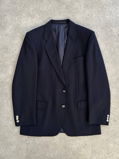 Vintage 1990s Pure Wool Single Breasted Blazer - 38R/M