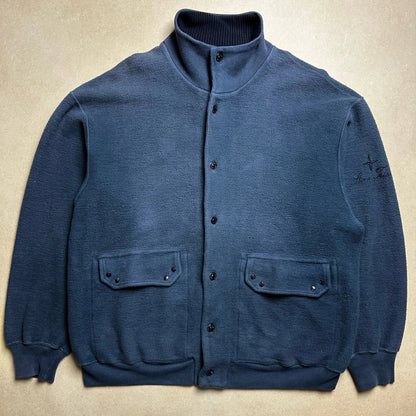 A/W 1987 Brushed Cotton Fleece Blouson Script Jacket