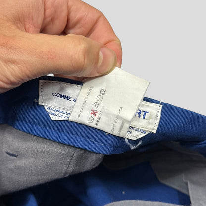 CDG SHIRT 90’s Blue Polycotton Adjustable Trousers - M | Default Title, Blue